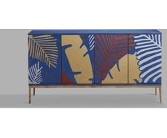 Komoda su durelėmis, 160 cm, Stilig, mėlyna