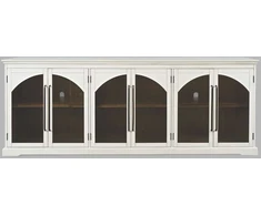 Komoda su durelėmis, 244 x 91,5 x 43 cm, Avola, balta