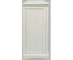 Komoda su durimis Avola, 165 x 91,5 x 43 cm, balta