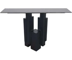 Siauras konsolinis staliukas, 120 cm, Modig, juodas