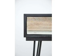 Konsolinis stalas Adesso, 140 x 80 x 35 cm, juoda