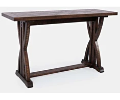 Konsolinis stalas, Avola, 103x43 cm, Tamsiai rudas