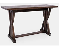 Konsolinis stalas, Avola, 103x43 cm, Tamsiai rudas