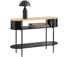 Konsolinis stalas, SoBuy FSB102-SCH, 110x39x76 cm, Juodas