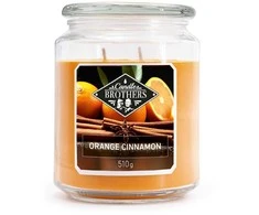Kvapioji žvakė Candle Brothers 15x10 cm Oranžinė