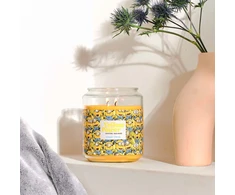 Kvapioji žvakė, Minions, 510 g, mėlyna/geltona/šviesiai ruda, stiklas