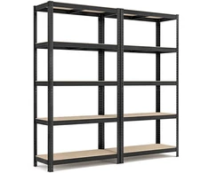 Songmics Sandėliavimo lentyna, 180x90x40 cm, Juoda