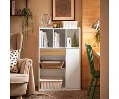 Laikymo spintelė, SoBuy STR11-WN, 72x30x110 cm