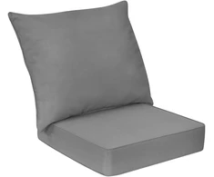 Lauko baldų komplektas Promotions Kėdės pagalvių rinkinys 2 vnt. 64x64x15 cm ir 80x65x18 cm baltos
