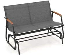 Promotions Lauko supamasis suolas, 74x169x84 cm, juodai rudas
