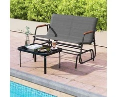 Promotions Lauko supamasis suolas, 74x169x84 cm, juodai rudas