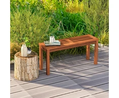 Lauko baldų komplektas Promotions Lauko suoliukas 2 vietų 100,3x30,5x47 cm natūralus