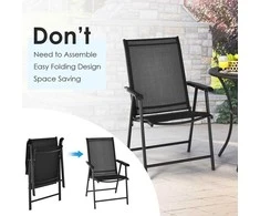 Promotions Lauko terasos sulankstomas krėslas, 59x69x94 cm, pilkas