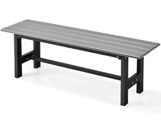 Lauko baldų komplektas Promotions Lauko suoliukas 119x36x41 cm pilkas
