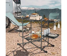 Promotions Lauko virimo stotis, 134.6x54.6x87.6 cm, juoda