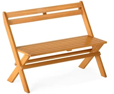 Lauko baldų komplektas Promotions Sodo suoliukas 55,9x106,7x80 cm natūralaus akacijos medžio