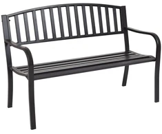Lauko baldų komplektas Promotions Sodo suoliukas 127x60x87 cm juodas