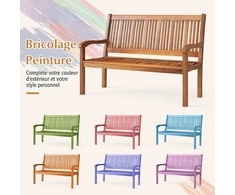 Lauko baldų komplektas Promotions Sodo suoliukas, medinis, 126x63x91 cm, rudas