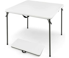 Lauko baldų komplektas Promotions Stovyklavimo stalas, 86.4x86.4x73.7 cm, baltas
