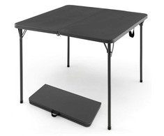 Lauko baldų komplektas Promotions Stovyklavimo stalas, 86.4x86.4x73.7 cm, Pilka