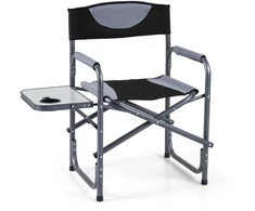 Lauko baldų komplektas Promotions Stovyklavimo kėdė 81.3x45.7x87.6 cm Juoda Sulankstoma