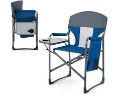 Lauko baldų komplektas Promotions Stovyklavimo kėdė 82.6x49.5x101.6 cm Tamsiai mėlyna Sulankstoma