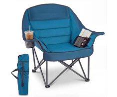 Lauko baldų komplektas Promotions Stovyklavimo kėdė 72x104x93 cm mėlyna
