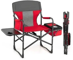 Promotions Stovyklavimo kėdė, Sulankstoma, 114.3x55.9x99.1 cm, Raudona