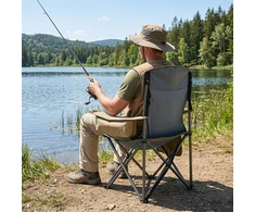 Lauko baldų komplektas Promotions Sulankstomas stovyklavimo kėdė 94x52x104 cm žalia