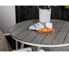Venture Design Valgomojo komplektas Break Copacabana 90 cm Balta Pilka