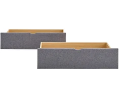 Lova Homestyle4U Lovo stalčių komplektas, 99x37x26 cm, pilka