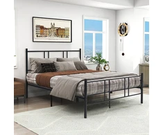 Lova Promotions Lovos rėmas Platform 207x140x101 cm juodas
