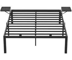 Songmics Vasagle Doppelbettgestell aus Metall für 190 x 140 cm Matratze