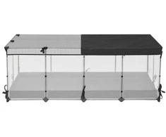 Songmics Mažų gyvūnų aptvaras 144x74x57 cm
