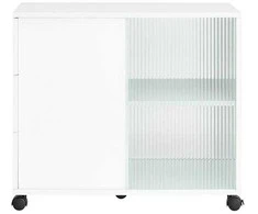 Sobuy Spausdintuvo stalas Spausdintuvo stovas Dokumentų spinta FBT141-W