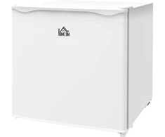"HOMCOM" mini šaldiklis 35 L šaldiklio dėžė elektrinis laisvai pastatomas 45 W mini šaldiklis mini šaldytuvas -14 iki -24 ℃ 5 pakopų temperatūros valdymas 47 x 44,2 x 48,8 cm Balta
