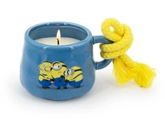 Minions Kvapnioji žvakė keraminėje puodelyje 7x11,5x9 cm mėlyna