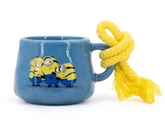 Minions Kvapnioji žvakė keraminėje puodelyje 7x11,5x9 cm mėlyna