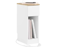TV staliukas Naktinė spintelė, SoBuy FBT111-E-WN, 20x35x60 cm, Balta