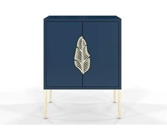 Naktinis staliukas, Skandica MERLIN, 40x54 cm, tamsiai mėlyna
