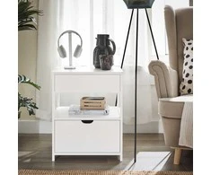 Naktinis staliukas, SoBuy FRG258-II-W, 45x38x55 cm