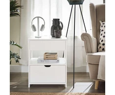 Naktinis staliukas, SoBuy FRG258-II-W, 45x38x55 cm