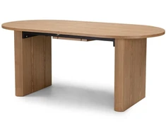 Novanook Ištraukiamas stalas, PLACAUX, 76x180-220x90 cm, Natūralus