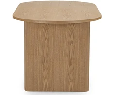 Novanook Ištraukiamas stalas, PLACAUX, 76x180-220x90 cm, Natūralus