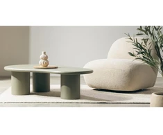 Novanook Kavos staliukas, NUBE, 34x130x80 cm, Žalias