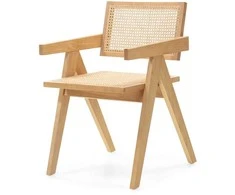 Novanook Medinis kėdė, RENE, 51.7x54.1x78.5 cm, Natūrali