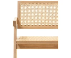 Novanook Medinis kėdė, RENE, 51.7x54.1x78.5 cm, Natūrali