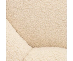 Novanook Pufas, PERLE, 61x61x31 cm, Smėlio spalvos