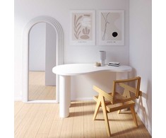 Novanook Rašomasis stalas, MOLYA, 75x140x70 cm, Baltas
