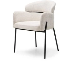 Novanook Valgomojo kėdė, MAREO, 62x62x81 cm, Kremas